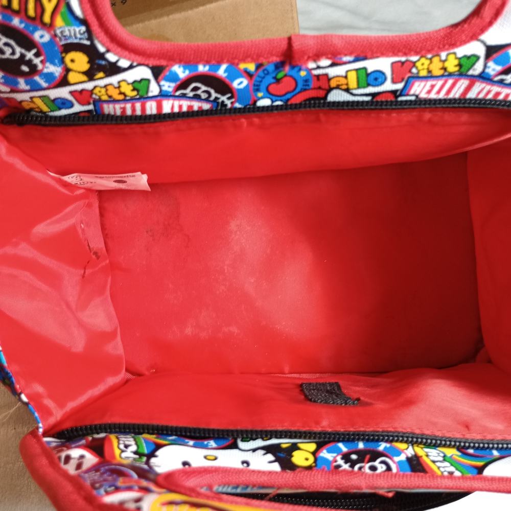 Hello Kitty School Work Insulated Lunch Tote Bag Red - Picture 5 of 8